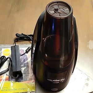 Food Network electric wine bottle chiller.  OS. Black color.